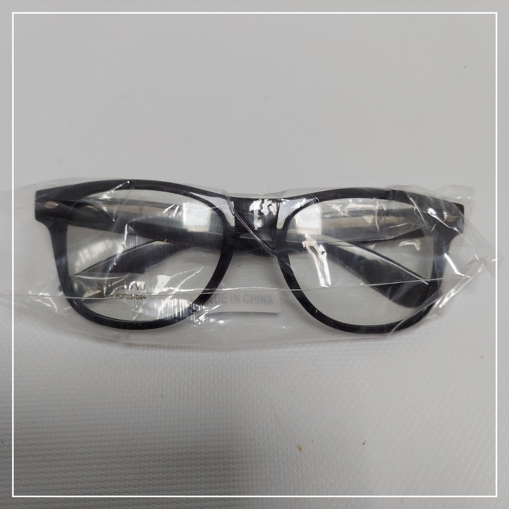 Brazilian Blowout Women Eyeglasses Protection OS Black Clear Lens Wayfarer Style